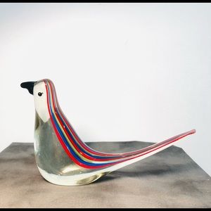 Glass Bird Figurine